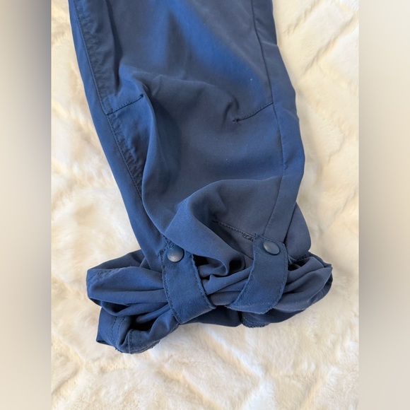 Prana Pants Womens Nylon Stretch Side Pocket Outdoors Hiking Walking Blue Size 4 - Picture 8 of 10